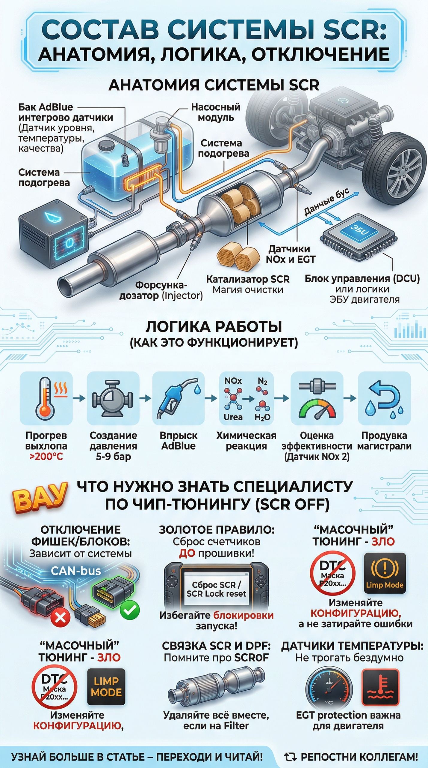 Состав системы SCR.