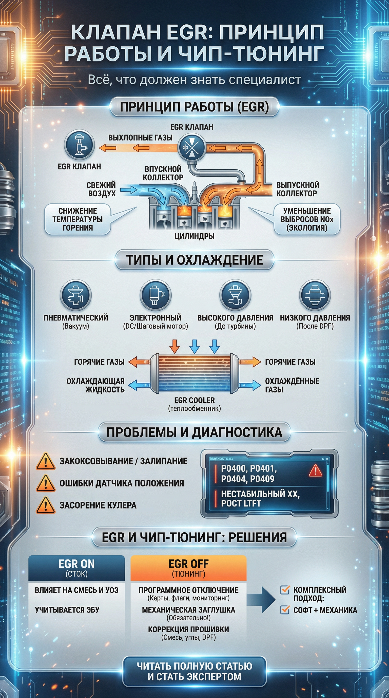КЛАПАН EGR: ПРИНЦИП РАБОТЫ