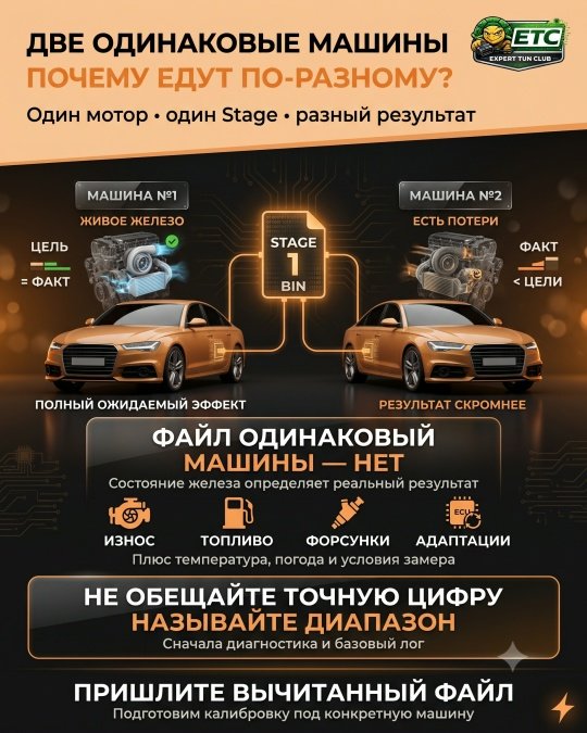 Почему две одинаковые машины едут по-разному и что это значит для прошивки?