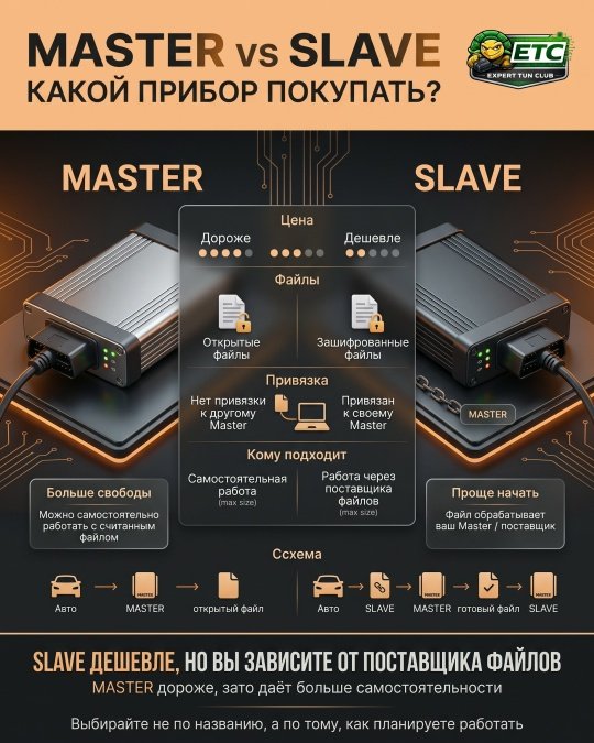 Не знаете разницу между MASTER и SLAVE оборудованием?