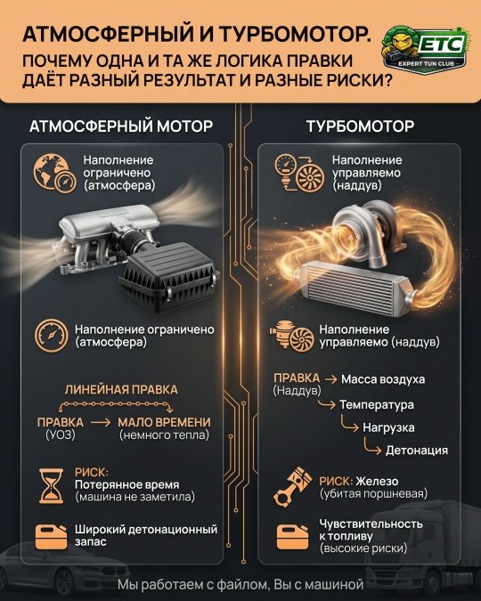 АТМОСФЕРНЫЙ И ТУРБОМОТОР