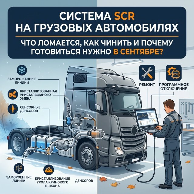 СИСТЕМА SCR НА ГРУЗОВЫХ АВТОМОБИЛЯХ