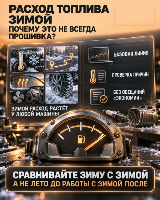 РАСХОД ТОПЛИВА В ХОЛОДНОЕ ВРЕМЯ ГОДА