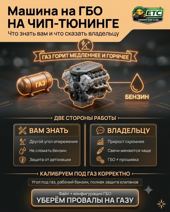 Машина на ГБО приехала на чип-тюнинг