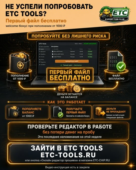 Не успели попробовать онлайн-редактор прошивок? Первый файл бесплатно