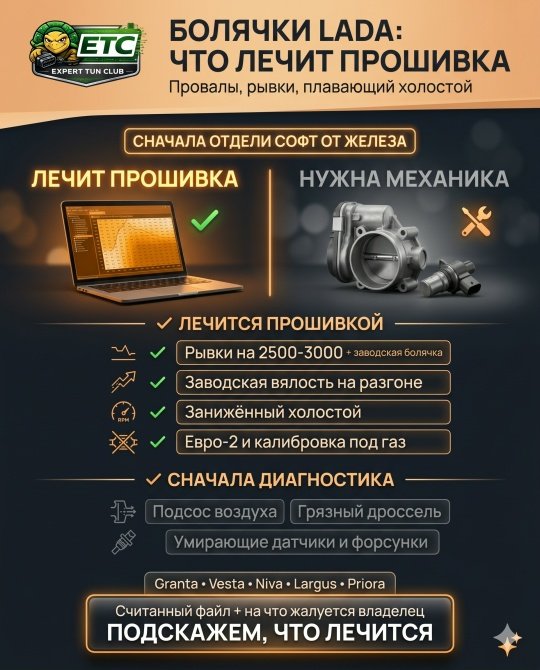 Типичные болячки LADA
