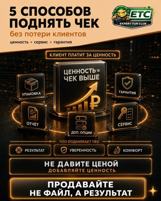 5 способов поднять чек, не теряя клиентов