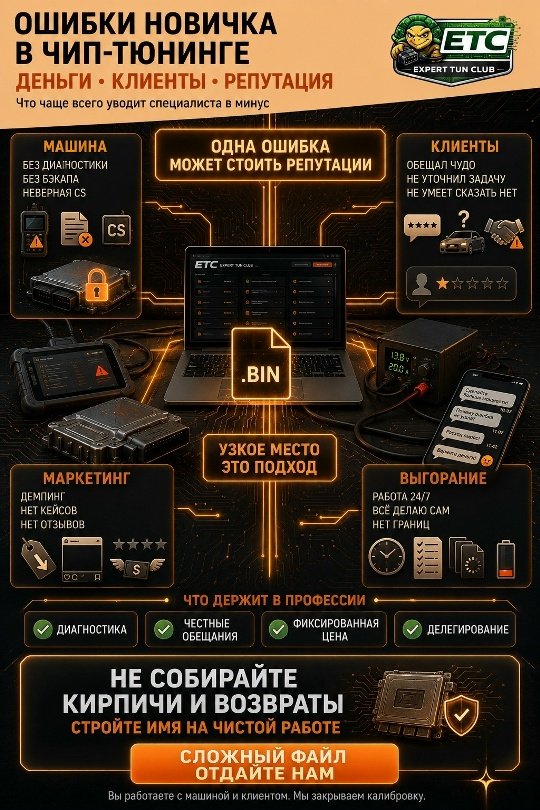 Ошибки новичка в чип-тюнинге