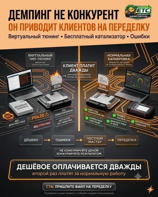 Демпинг, «виртуальный чип-тюнинг» и бесплатные катализаторы