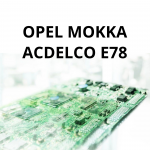 OPEL MOKKA ACDELCO E78