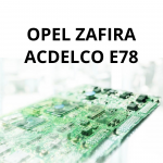 OPEL ZAFIRA ACDELCO E78