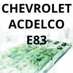 CHEVROLET AVEO ACDELCO E83