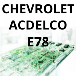 CHEVROLET ACDELCO E78
