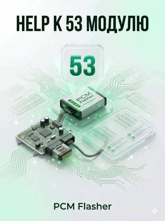 Help к 53 модулю PCM Flasher