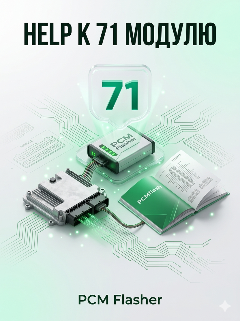 Help к 71 модулю PCM Flasher